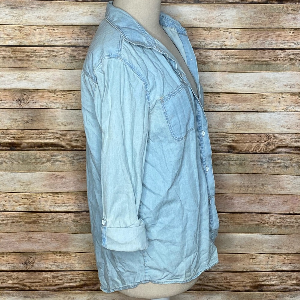 Adam Levine| Button Down| Blue| Medium - Picture 2 of 4